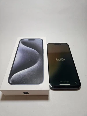 Apple iPhone 15 Pro - 128GB - Blue Titanium (Unlocked) - Next Day Delivery! - Image 1 of 4