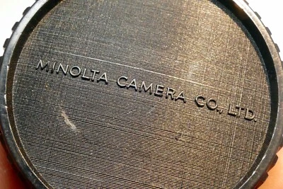 Minolta MC MD Rear lens Dust Cap for W Rokkor HG QE Si manual focus Slip on Type - Image 1 of 4