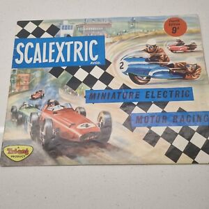 Vintage Scalextric Minature Electric Motor Racing Catalogue 4th Edition 1963 VGC