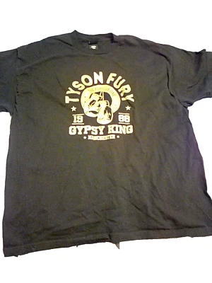 Tyson Fury Furious One 1988 Gypsy King Manchester Hanes Beefy-T 2XL Shirt - Image 1 of 4