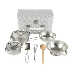 Sass & Belle set scatola da cucina per bambini gioco di ruolo pentola pentole padelle giocattolo - Foto 1 di 5