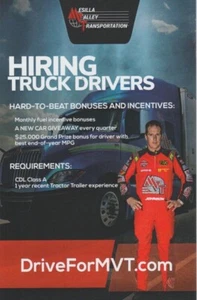 Jason Johnson Mesilla Valley Transportation World Of Outlaws Sprint B/B postcard - Picture 1 of 1