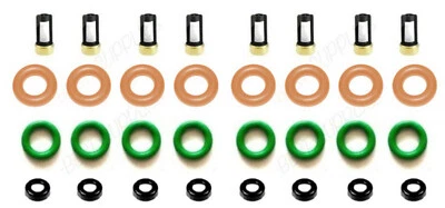 Kit de reparación de inyector de combustible juntas tóricas filtros tapas para Chevrolet GMC V8 5,3 L Foto 1 de 4