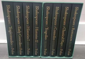 William Shakespeare 8 Book Collection Folio Society 1997 - Picture 1 of 4