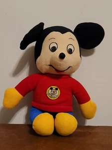 Vintage 1976 Mickey Mouse Club Plush Stuffed Animal Doll Knickerbocker Toy  - Picture 1 of 6