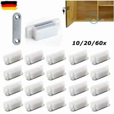 10-60x Magnetschnäpper Türmagnet Möbelmagnet Schrank Schnapper Magnetverschluss - Bild 1 von 4