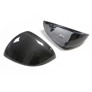 Dry Carbon Fiber Side Mirror Cover Replace For Benz W206 W223 C300 C63 2022-2025 - Picture 1 of 6