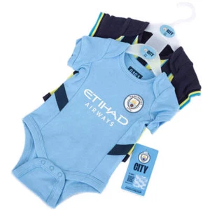 Pack de 2 lindos body de bebé Manchester City - Imagen 1 de 5