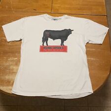 Vintage 1990s Michael Jordan’s The Steak House NYC White T-Shirt Men’s SZ Large