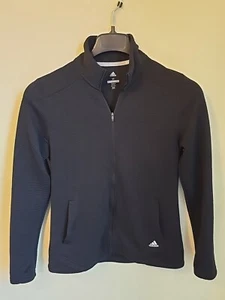 Adidas Zip Up Sweatshirt Jacket Womans Size Medium W/pocket & Thumb holes - Picture 1 of 9