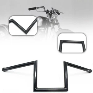 Z-Bar Handlebar For Yamaha Virago XV250 Black - Picture 1 of 5