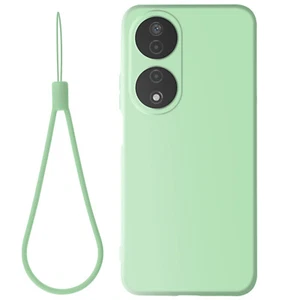 Avizar Case for Honor 90 Smart Soft-touch finish with strap, Pale Green - Picture 1 of 6