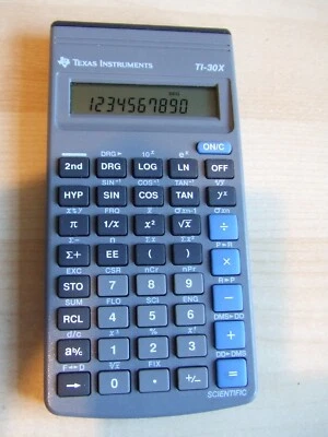 Rare Vintage Texas Instruments TI30X TI-30X Scientific Calculator 10 Digit - Image 1 of 2