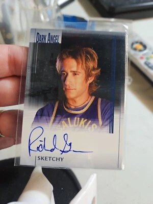 2002 TOPPS DARK ANGEL AUTO of RICHARD GUNN "SKETCHY" AUTHENTIC AUTOGRAPH - Image 1 of 2
