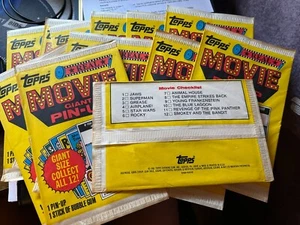 Topps 1981 Real Movie Giant Pin-Up (1) Factory Sealed Pack. 12”x20” Vintage! - Bild 1 von 1