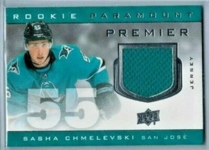 2020-21 Upper Deck Premier Sasha Chmelevski Rookie Paramount Jersey RC - Picture 1 of 1
