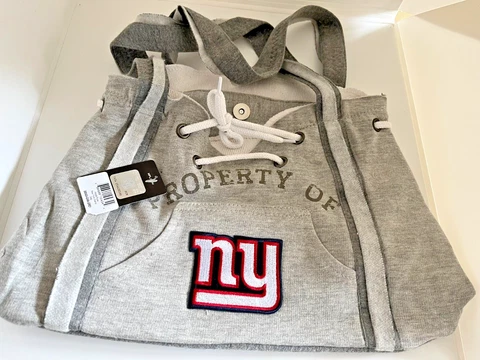 NEW YORK GIANTS HOODIE PURSE ~ NEW WITH TAGS Cover