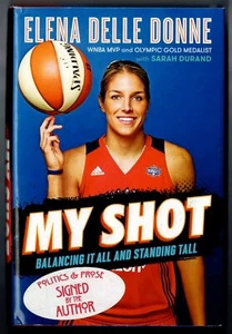 ELENA DELLE DONNE 2018 signed book WNBA MVP Chicago Sky Washington Mystics DE - Picture 1 of 3