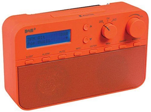 König Electronic DAB+-Radio mit 20 Voreinstellungen und Alarmfunktion,rot - Bild 1 von 1