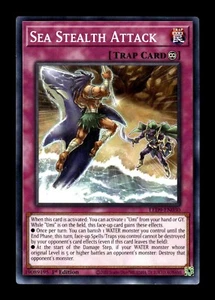 YuGiOh Duels From the Deep Sea Stealth Attack LED9-EN030 NM/MT - Picture 1 of 1