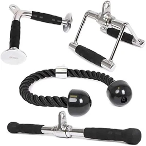 PG Triceps Pull Down & LAT Pull Down Attachment, Cable Machine Accessories - Picture 1 of 39