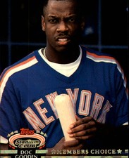 1992 Stadium Club New York Mets Baseball Card #602 Dwight Gooden MC