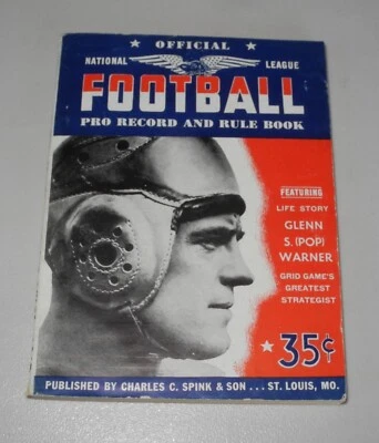 1947 NFL Football Record Rules Manual Press Official Media Guide Roster Program - Image 1 of 2