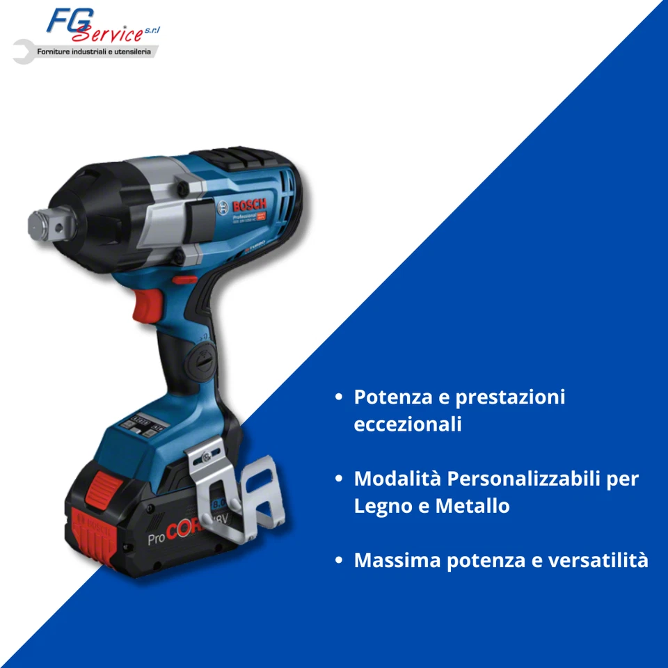 Avvitatore a Percussione BITURBO Brushless Bosch GDS 18V-1050 HC Professional  - Immagine 1 di 1