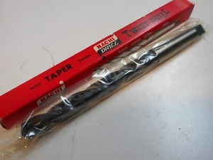 NACHI 41/64" TAPER SHANK DRILL #2 MORSE TAPER HIGH SPEED STEEL - NEW - Picture 1 of 2