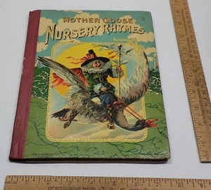 MOTHER GOOSE NURSERY RHYMES - M A DONOHUE & CO - 170 Mother Goose Series -damage - Picture 1 of 13