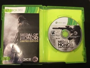 Auténtico Medal of Honor Edición Limitada Microsoft Xbox 360, 2010 Disco, Cubierta, Negro - Imagen 1 de 3