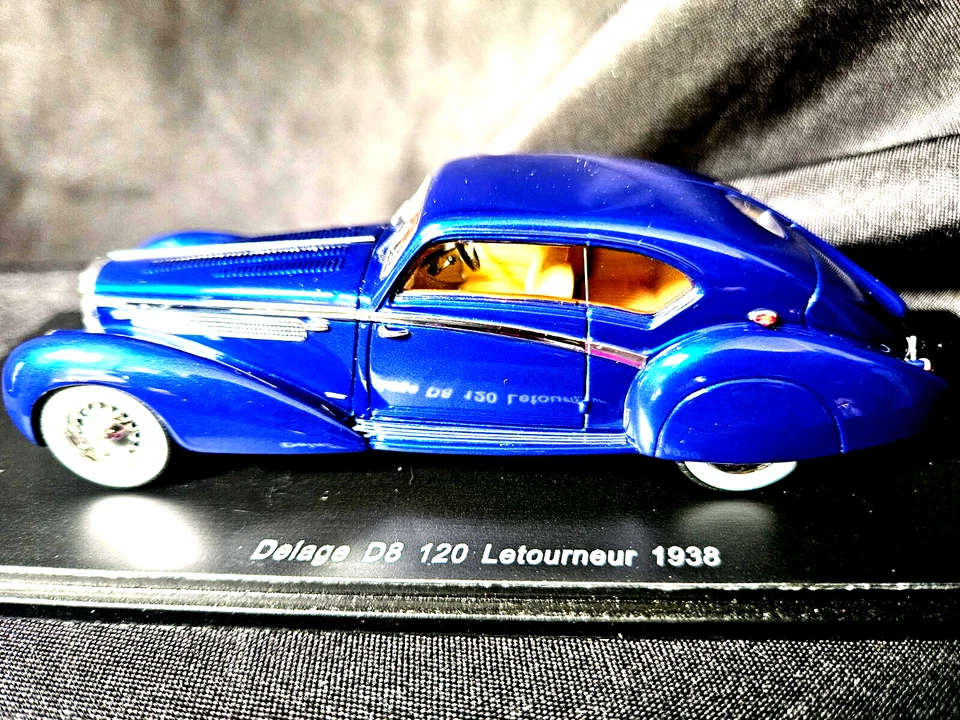 SPARK 1938 Delage D8 120 Letourneur 1:43 Scale Inv. #4192 - Image 1 of 4