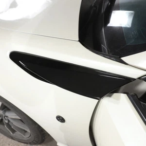 Glossy Black Exterior Side Fender Fin Trim For Toyota 86 Subaru BRZ Scion FRS - Picture 1 of 12