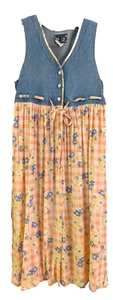 True Blue, Damen Sommerkleid, ärmellos, M, Oberteil 100% Baumwolle/ Unterteil Viskose - Bild 1 von 24