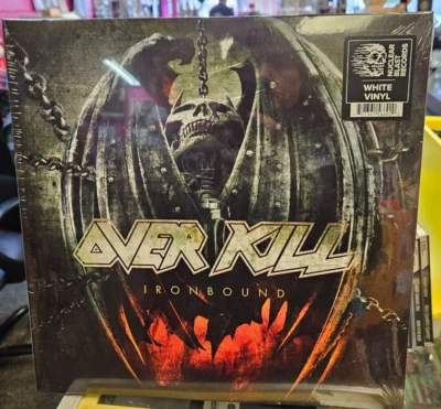 OVERKILL "Ironbound" 2023 Nuclear Blast Release. New Sealed White X2 LP - Image 1 of 3