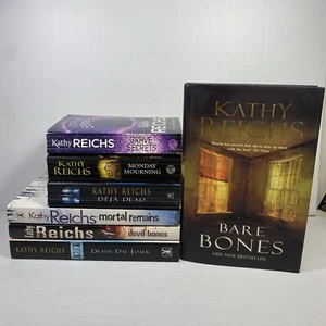 7 Lot Kathy Reichs- Bare Bones, Mortal Remains, Devil Bones, Death Du Jour,+3 - Picture 1 of 18