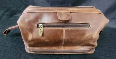 Bolso de viaje de cuero Ameri marrón Foto 1 de 4