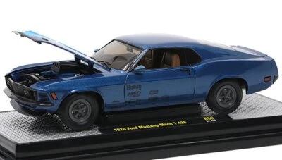 FORD Mustang 428 Mach 1 - 1970 - bluemetallic - M2 Machines 1:24 - Bild 1 von 4