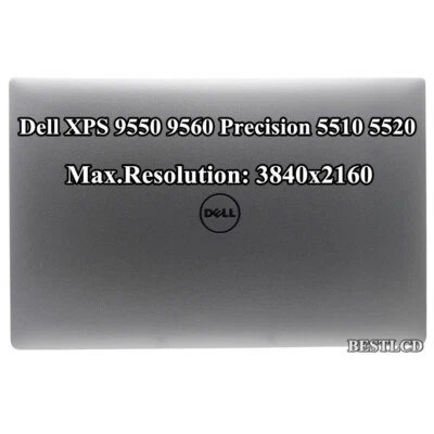 15" UHD 4K LCD LED Touch Screen Top Assembly For Dell XPS 15 9550 Precision 5510 - Image 1 of 4