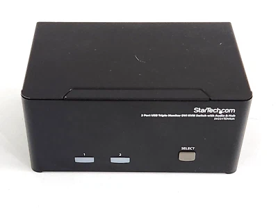 StarTech | SV231TDVIUA | 2-Port Triple Monitor DVI USB KVM Switch W/Audio & USB - Image 1 of 4