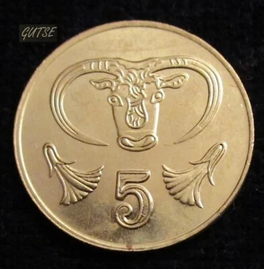 * Gutse * Cipro, 5 Cents 1994, Capra, Senza Circolare - Picture 1 of 2