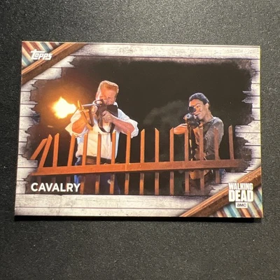 2017 Topps: AMC Walking Dead #50 "Cavalry" 🎬🐷📺 - Image 1 of 2