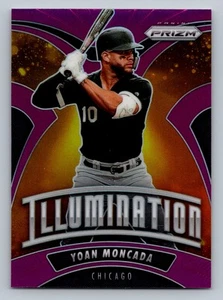 2020 Panini Prizm #I-8 Yoan Moncada Illumination Purple Prizm - Bild 1 von 2