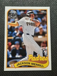 2024 Topps 1989 #89US-35 Jackson Merrill San Diego Padres - Picture 1 of 6
