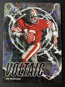 2023 Topps Composite Voltaic Lazers Refractor Joe Montana San Francisco 49ers - Bild 1 von 2