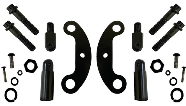 Custom Dynamics Front Brake Caliper ProBEAM Fog Light Mount Kit Black - Image 1 of 1