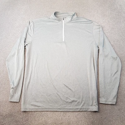Calvin Klein Mens 1/4 Zip Top 3XL XXXL Grey Golf Gym Training Pullover CK - Image 1 of 4
