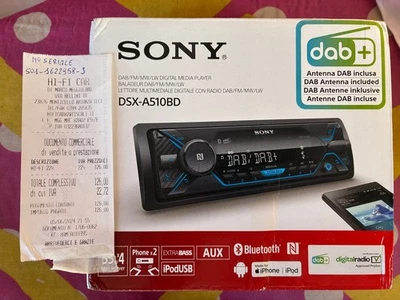 Sony DSX-A510BD - Autoradio Ricevitore multimediale 1 DIN DAB doppio Bluetooth - Immagine 1 di 4