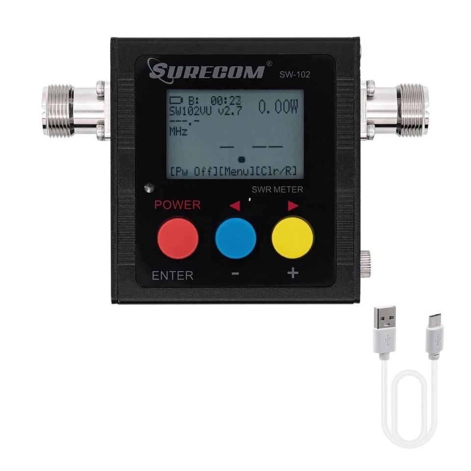 Gam3Gear SW-102S SO239 Connector Digital VHF UHF 125-525Mhz Power & SWR Meter - Image 1 of 4
