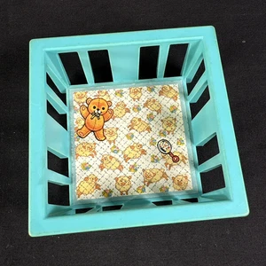 Fisher Price Little People Blue Dollhouse Nursery Playpen 1972 - Picture 1 of 4